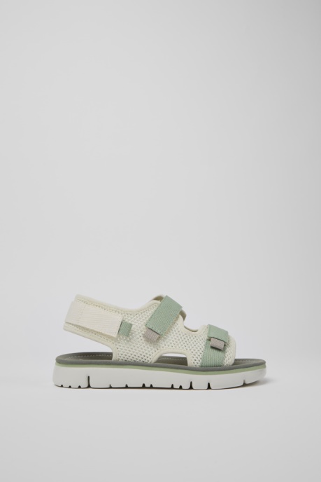 Exclusive Camper AU Oruga White Green And Grey Sandals For Women