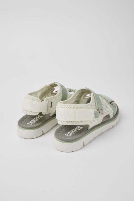 Exclusive Camper AU Oruga White Green And Grey Sandals For Women