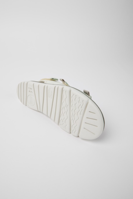 Exclusive Camper AU Oruga White Green And Grey Sandals For Women