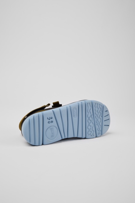 Camper AU Oruga Grey Green And Black Sandals For Women New Arrivals