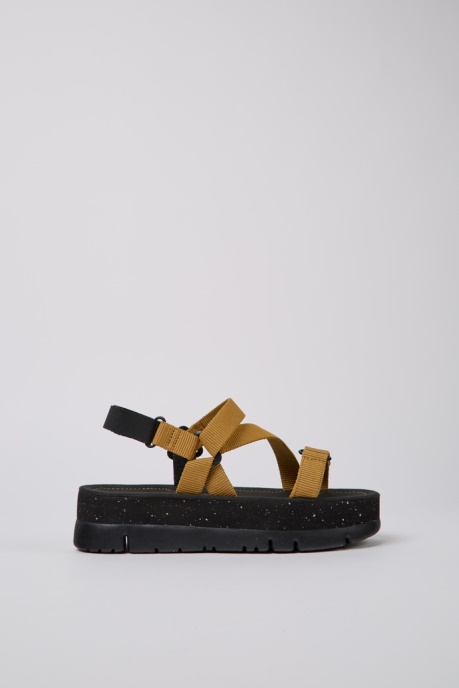 Exclusive Camper AU Oruga Up Brown Recycled Pet Sandals For Women