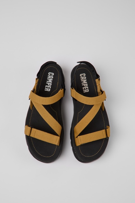 Exclusive Camper AU Oruga Up Brown Recycled Pet Sandals For Women