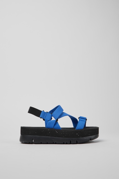Design Oruga Up Blue Recycled Pet Sandals For Women Camper AU