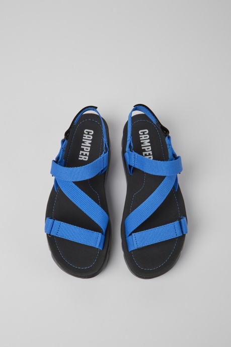 Design Oruga Up Blue Recycled Pet Sandals For Women Camper AU