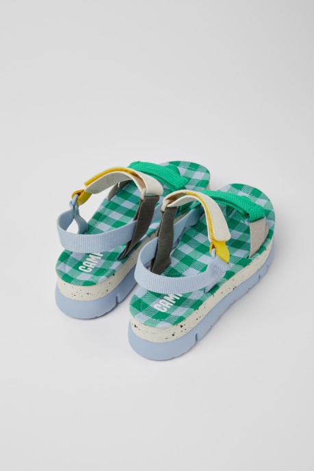 Oruga Up Blue Green And Grey Sandals For Women Exclusive Camper AU