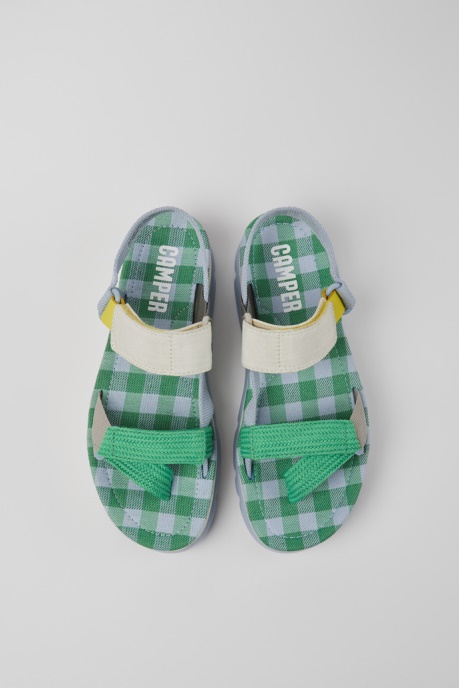Oruga Up Blue Green And Grey Sandals For Women Exclusive Camper AU