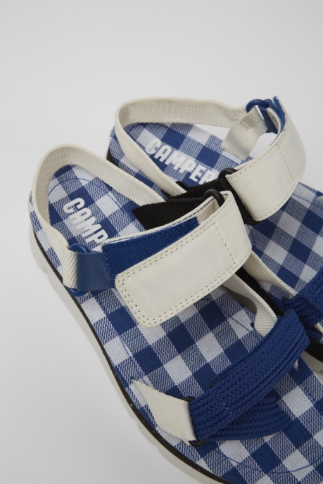 Design Oruga Up White Blue And Black Sandals For Women Camper AU