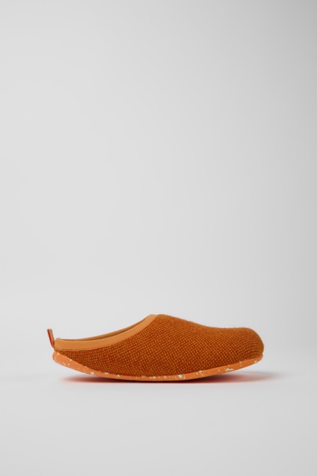 Camper AU Wabi Orange Wool And Viscose Slippers For Women New Arrivals