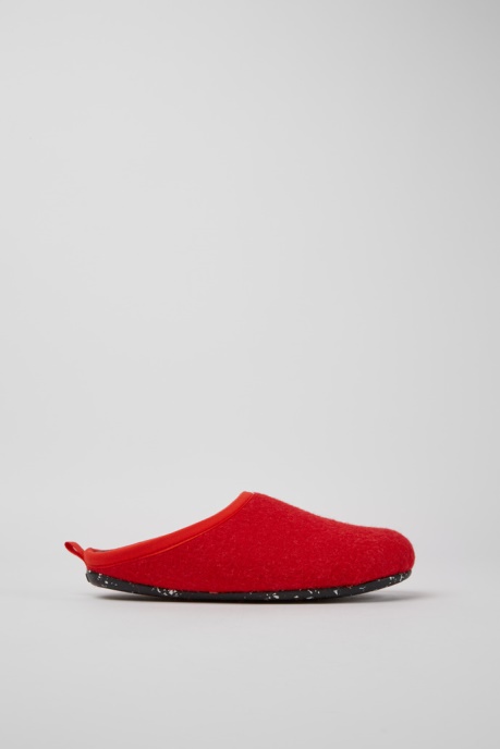 Wabi Red Wool Women's Slippers Exclusive Camper AU