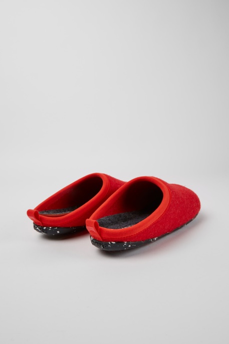 Wabi Red Wool Women's Slippers Exclusive Camper AU