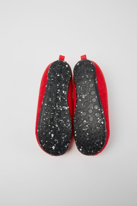Wabi Red Wool Women's Slippers Exclusive Camper AU
