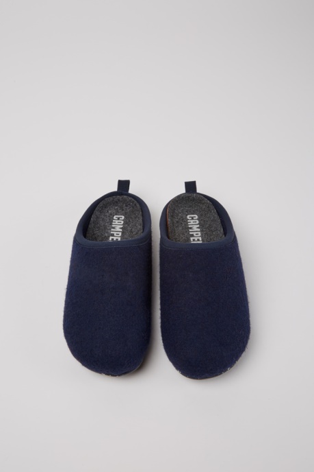 Exclusive Camper AU Wabi Blue Wool Women's Slippers