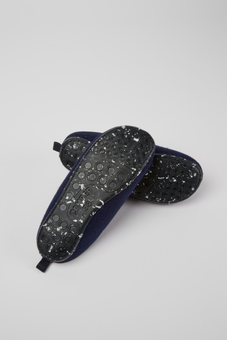 Exclusive Camper AU Wabi Blue Wool Women's Slippers
