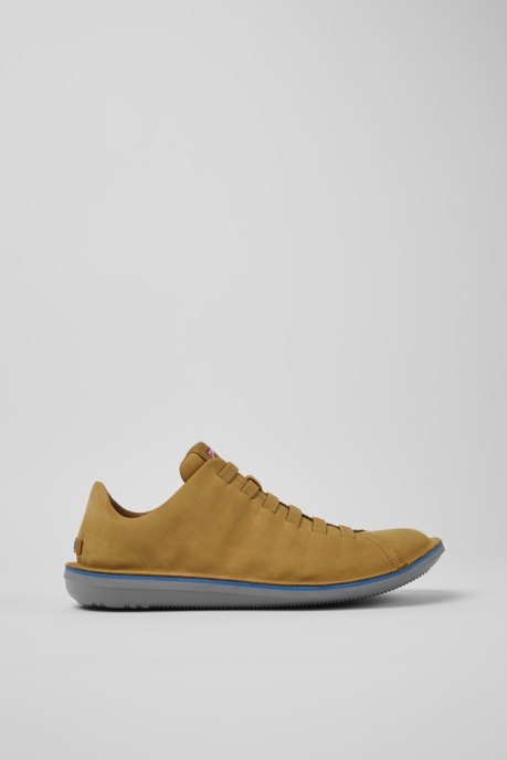 Design Beetle Brown Nubuck Sneakers For Men Camper AU
