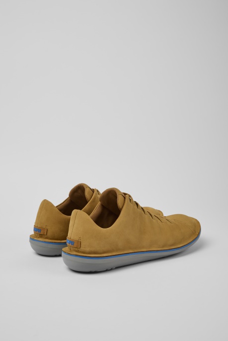 Design Beetle Brown Nubuck Sneakers For Men Camper AU