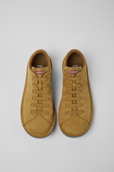 Design Beetle Brown Nubuck Sneakers For Men Camper AU