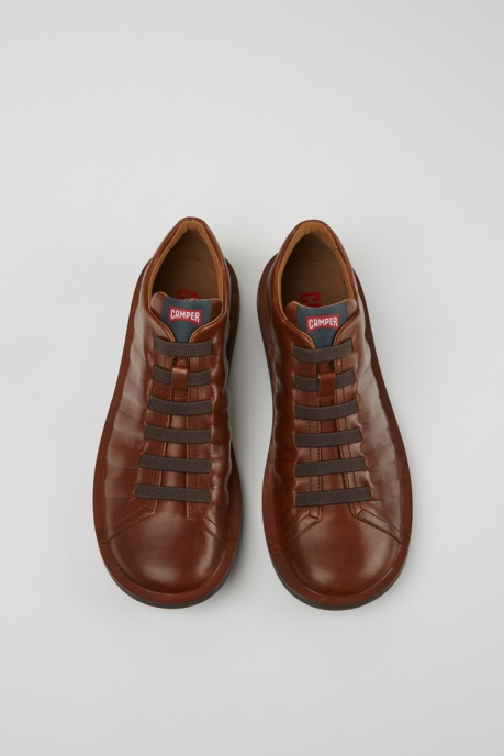 Camper AU Design Beetle Brown Lightweight Shoe For Men