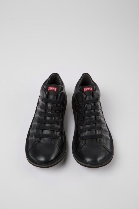 Exclusive Camper AU Beetle Gore-Tex Black Leather Ankle Boots For Men