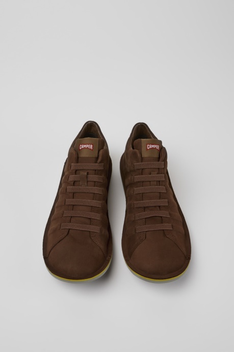 Camper AU Beetle Gore-Tex Brown Nubuck Ankle Boots For Men New Arrivals