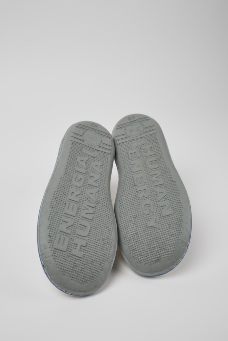 Camper AU Design Beetle White Non-Dyed Leather Sneakers For Men