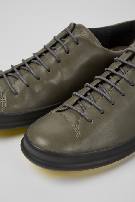 Exclusive Camper AU Chasis Grey Leather Shoes For Men