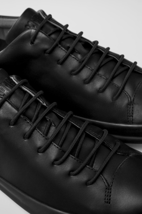 Chasis Black Leather Shoe For Men Camper AU New Arrivals