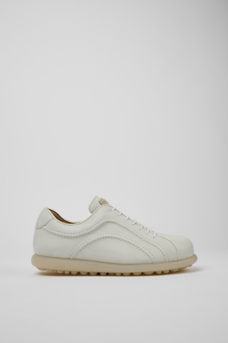 Exclusive Camper AU Pelotas White Non-Dyed Leather Sneakers For Men
