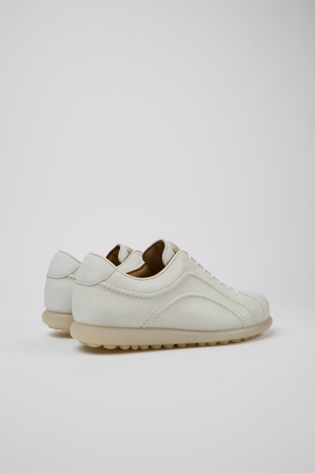 Exclusive Camper AU Pelotas White Non-Dyed Leather Sneakers For Men