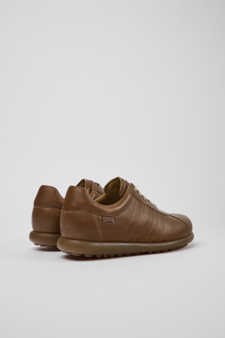 Design Pelotas Brown Leather Sneakers For Men Camper AU