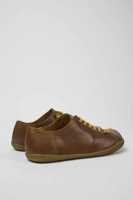Design Trend Peu Brown Leather Shoes For Men Camper AU