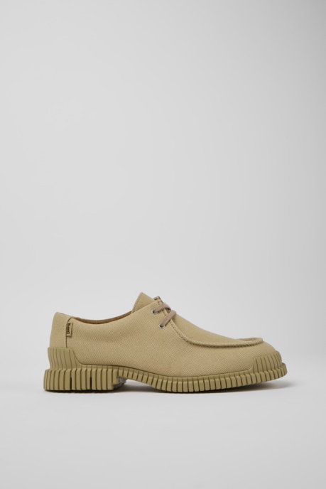 Camper AU Pix Beige Recycled Cotton Shoes For Men New Arrivals