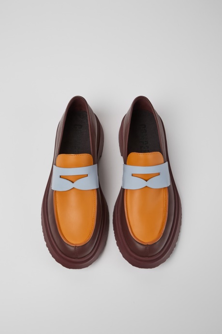 Camper AU Walden Multicolored Loafers For Men New Arrivals