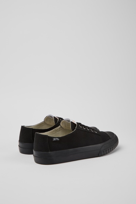 Camper AU Camaleon Black Recycled Cotton Sneakers For Men New Arrivals