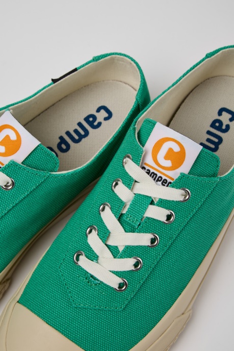 Camaleon Green Recycled Cotton Sneakers For Men Exclusive Camper AU