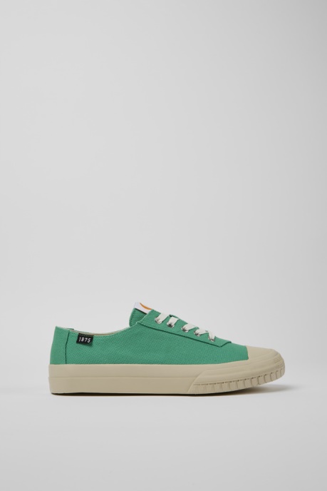Camaleon Green Recycled Cotton Sneakers For Men Exclusive Camper AU