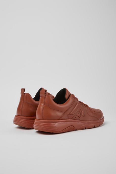Camper AU Design Drift Red Leather Sneakers For Men