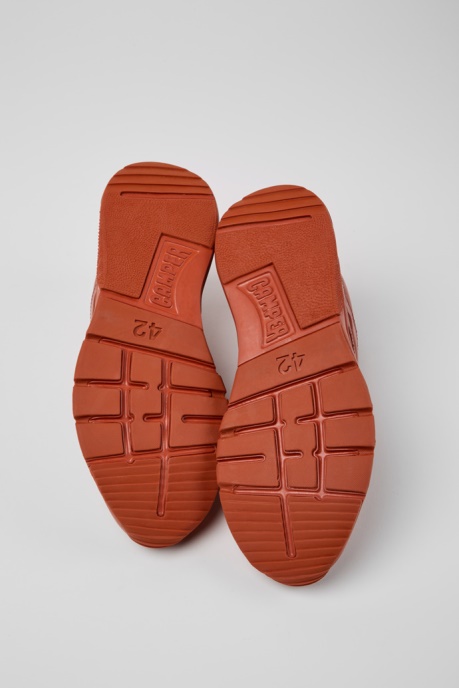 Camper AU Design Drift Red Leather Sneakers For Men