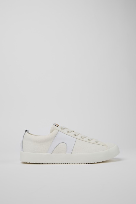 Exclusive Camper AU Imar White Leather And Recycled Cotton Sneakers For Men