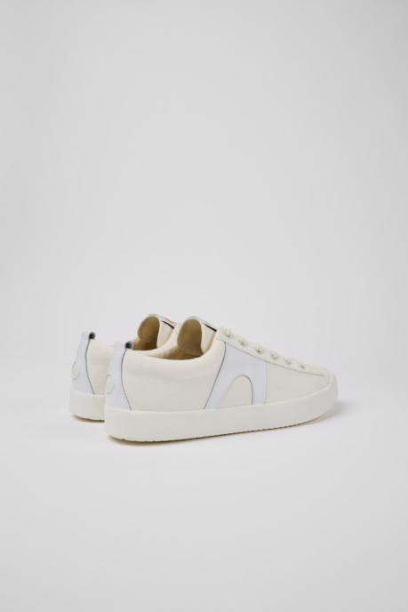 Exclusive Camper AU Imar White Leather And Recycled Cotton Sneakers For Men