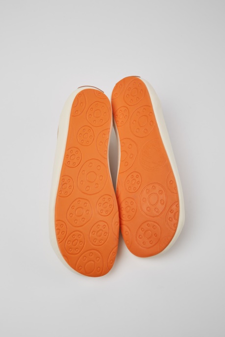 Peu Rambla Beige Recycled Cotton Sneakers For Men Exclusive Camper AU