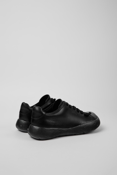 Peu Stadium Black Leather Sneakers For Men Exclusive Camper AU
