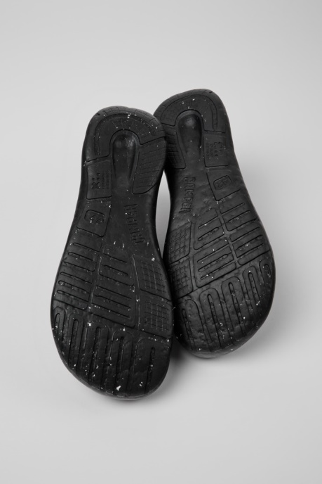 Peu Stadium Black Leather Sneakers For Men Exclusive Camper AU