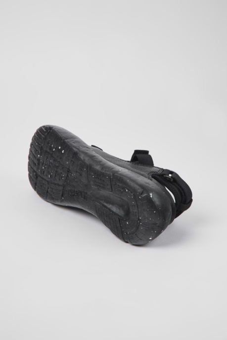 Camper AU Design Peu Stadium Black Semi-Open Sneakers For Men