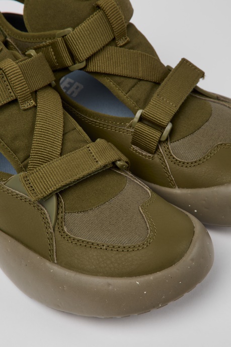 Peu Stadium Green Semi-Open Sneakers For Men Exclusive Camper AU