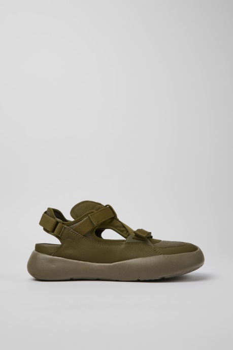 Peu Stadium Green Semi-Open Sneakers For Men Exclusive Camper AU