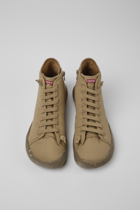 Design Peu Stadium Beige Ankle Boots For Men Camper AU