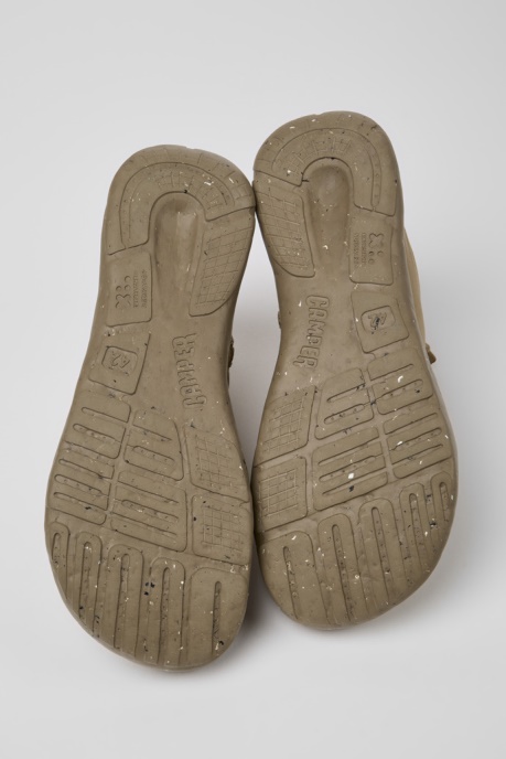 Design Peu Stadium Beige Ankle Boots For Men Camper AU