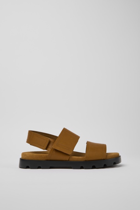 Brutus Sandal Brown Leather Sandals For Men Exclusive Camper AU