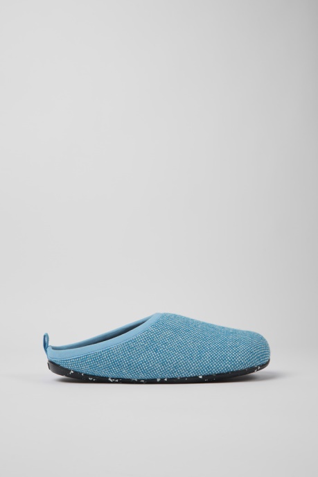 Wabi Blue Wool And Viscose Slippers For Men Camper AU New Arrivals