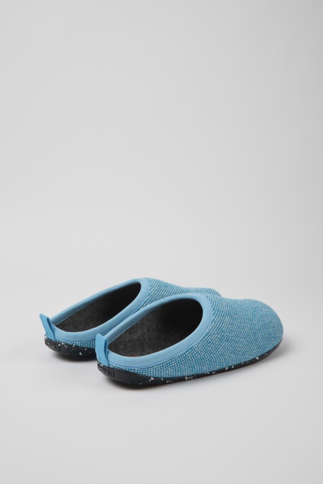 Wabi Blue Wool And Viscose Slippers For Men Camper AU New Arrivals